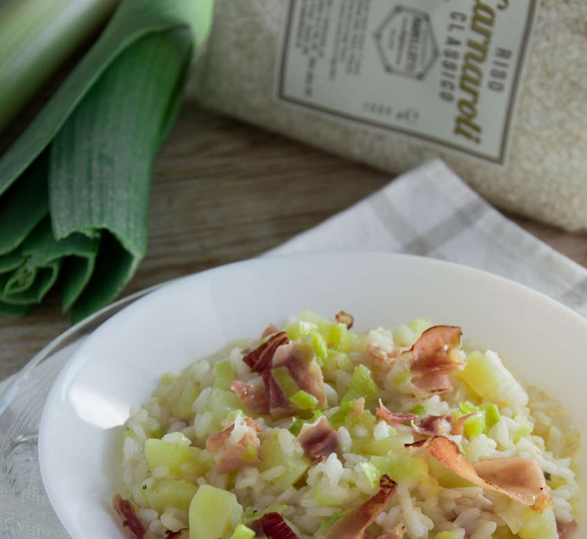 risotto porri speck patate risotto porri speck patate